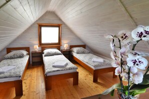 2 bedrooms, individually furnished, bed sheets