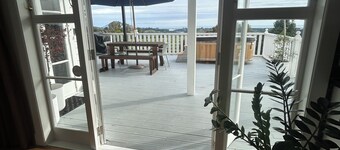 Accessible Ohope Beach Country Cottage with hot tub and indoor wood fire