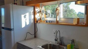 Een magnetron, een oven, een kookplaat