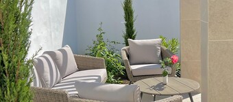 2 Bed Courtyard Villa with pool nr to Sunny Beach