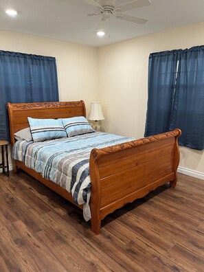 3 bedrooms, iron/ironing board, travel cot, WiFi