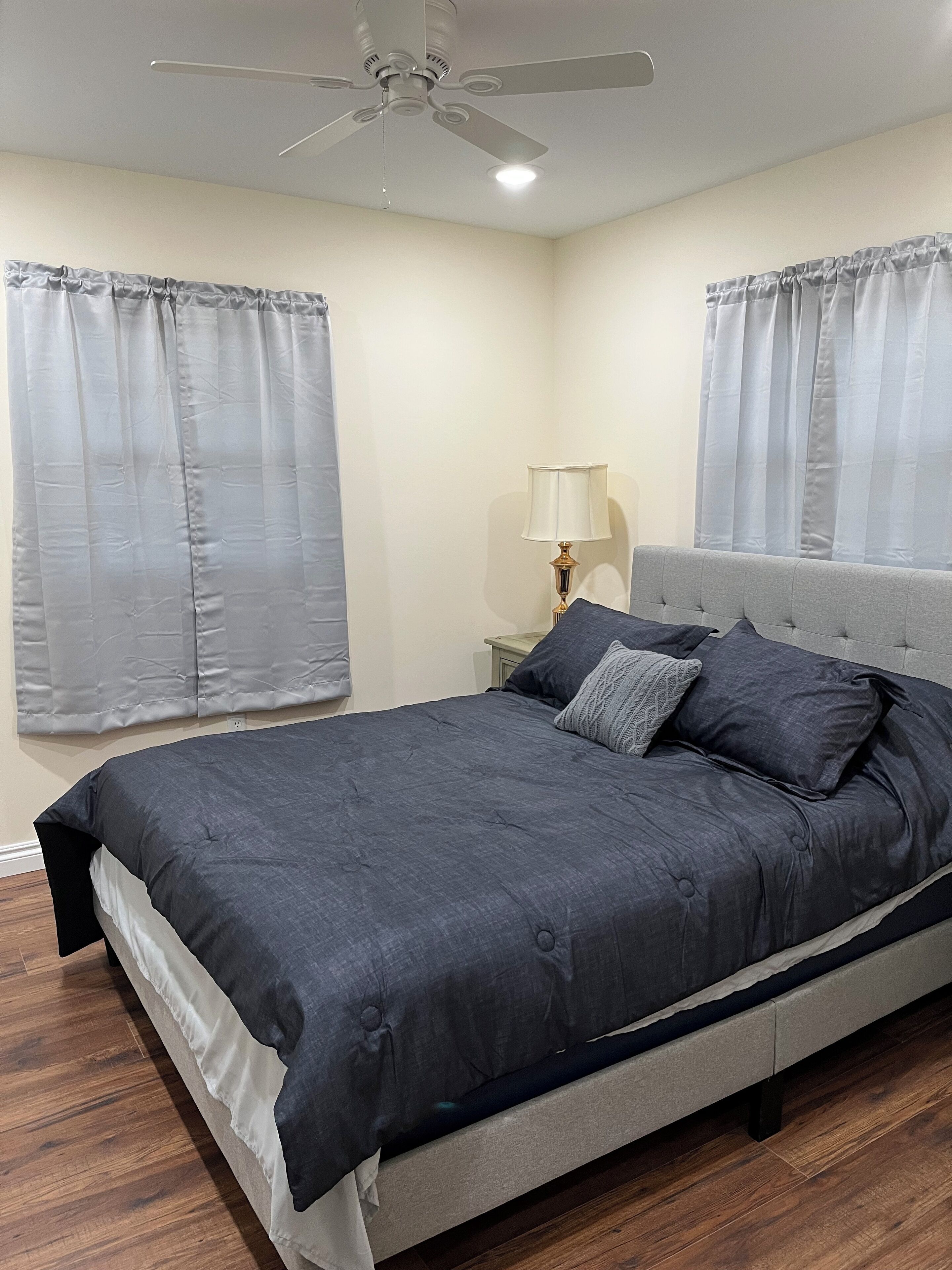 3 bedrooms, iron/ironing board, travel cot, WiFi