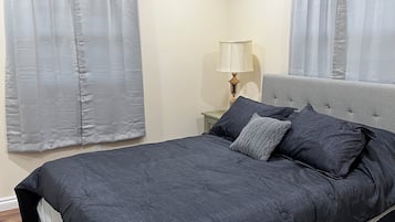 3 bedrooms, iron/ironing board, travel cot, WiFi