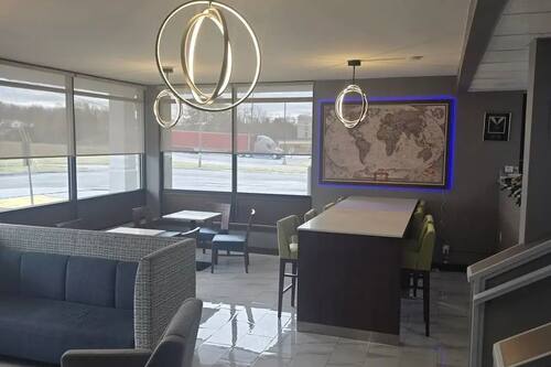 Lobby sitting area