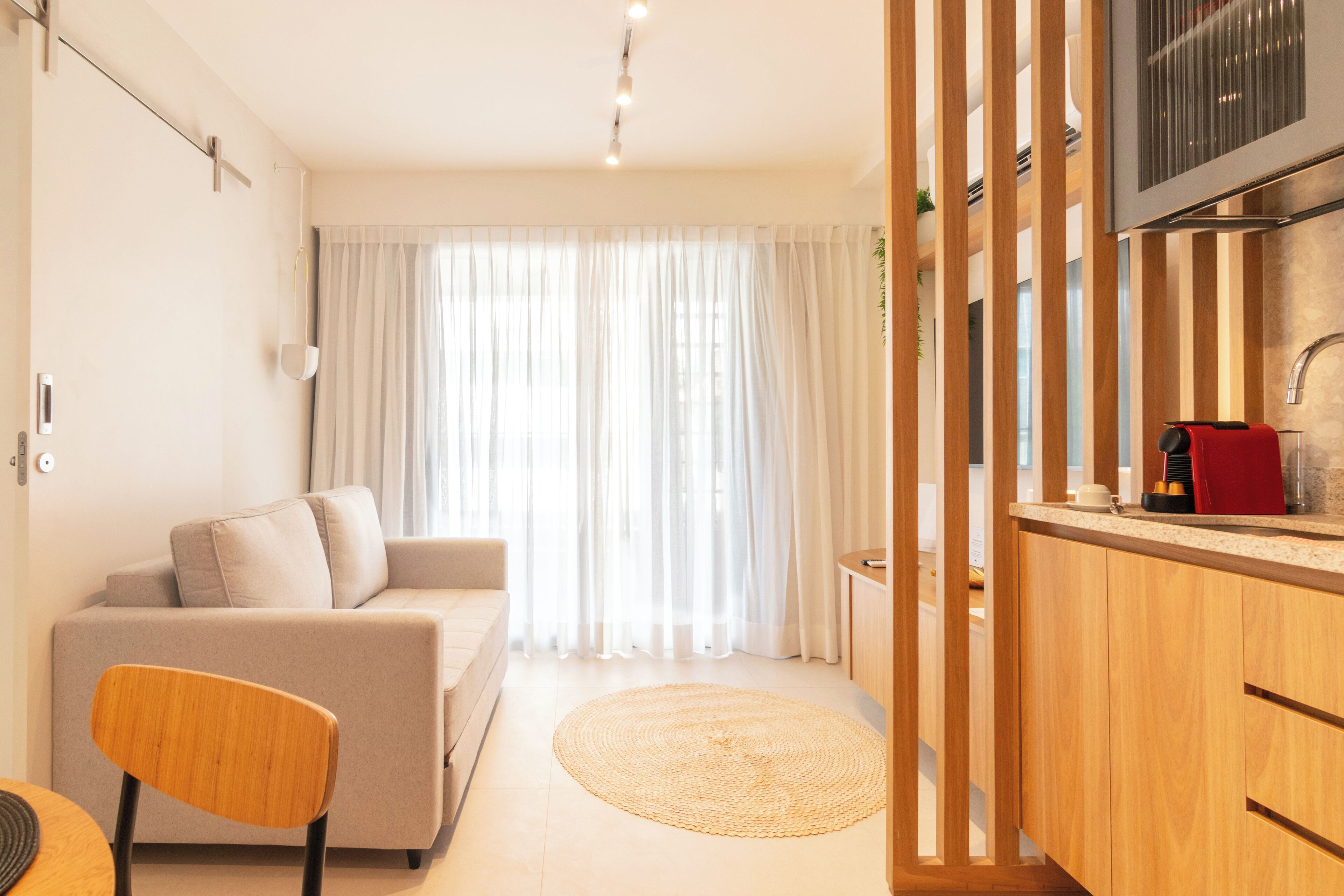 Apartamento 1 Dorm Standard Casa | Ruang keluarga | TV