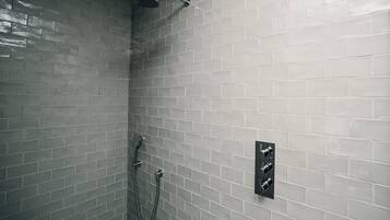 Shower, hair dryer