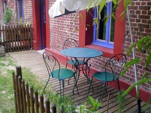 Outdoor dining - Gîtes de France® - La Lampotte 2 (LOGES (LES))