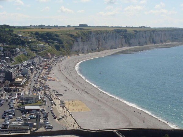 Vlak bij het strand