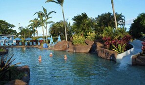 Pool - Cozy 1-bedroom condo with AC, WiFi in peaceful Koloa (Koloa)