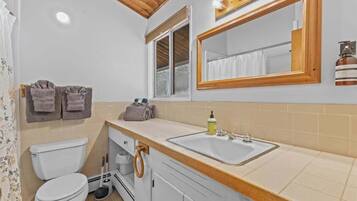 Een douche, een haardroger