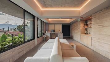 Lobby sitting area