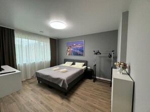 1 bedroom, Internet, bed sheets - 1  numeris Apartamentai su balkonu (Šiauliai)