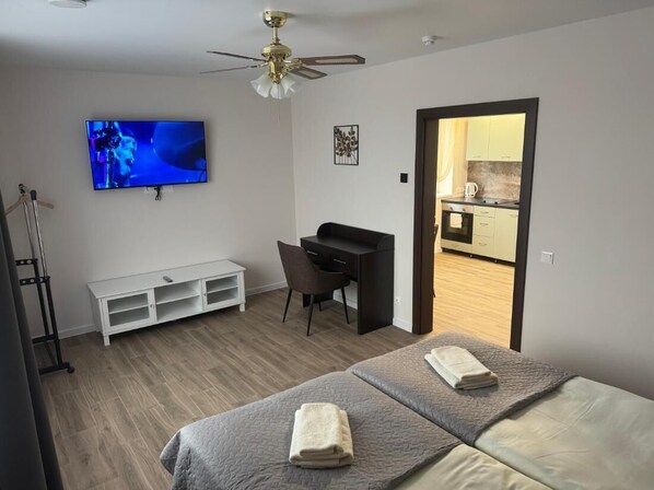 1 Schlafzimmer, Bügeleisen/Bügelbrett, Internetzugang, Bettwäsche