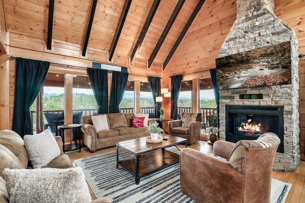 Téléviseur, foyer, jeux vidéo, livres