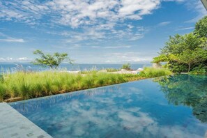 Outdoor pool - Exclusive Designer Condo w/ 180° Ocean Front (Playa Herradura)