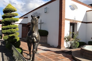 Façade de l’hébergement