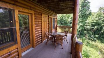 Luxury Cabin, Resort View | Terrace/patio