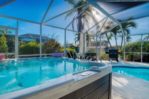 Una piscina riscaldata