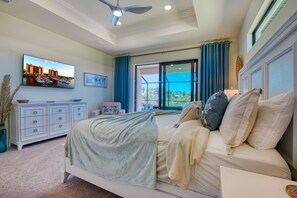 3 bedrooms, desk, iron/ironing board, travel crib