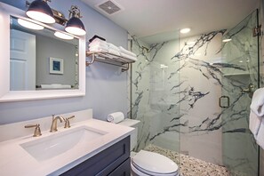 Shower, towels