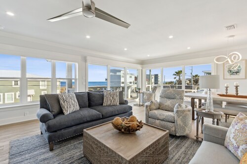 Luxury Ocean View Home | Spacious Outdoor Living | Designer Finishings | Across from the Beach