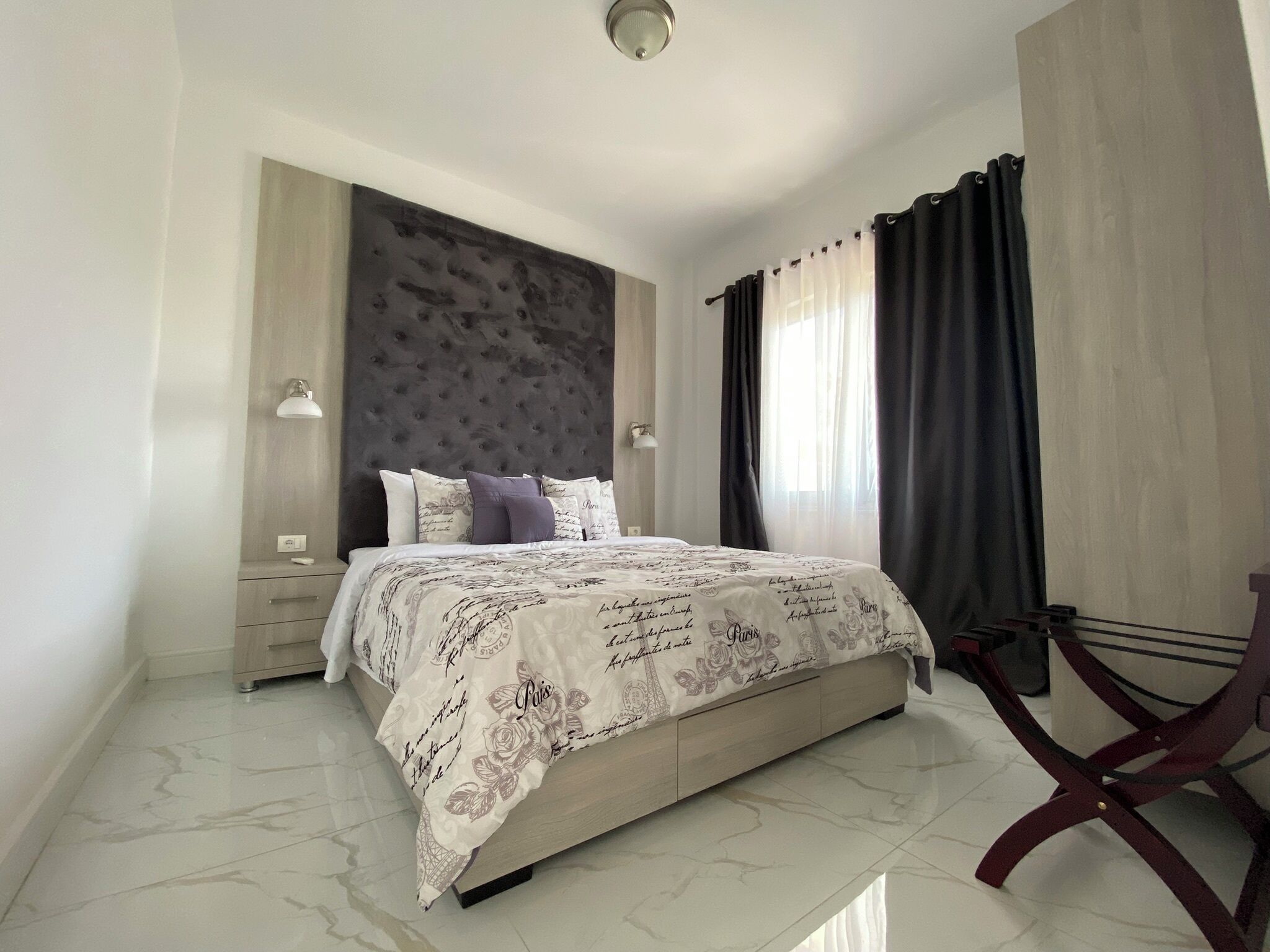 1 多间卧室、熨斗/熨衣板、WiFi、床单