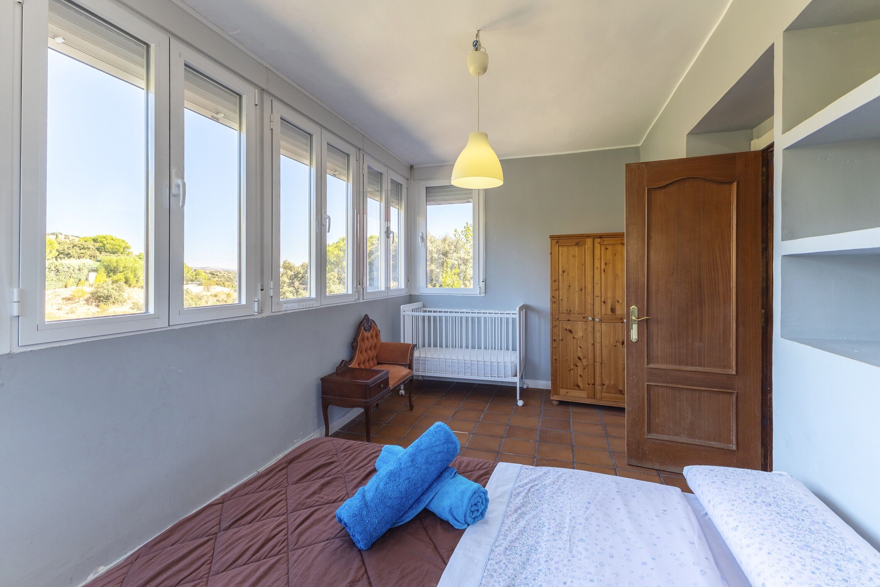 9 bedrooms, iron/ironing board, free WiFi, bed sheets