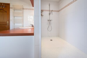 Shower, hair dryer