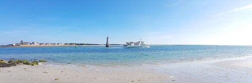 Bretonisches Haus für 4 Pers. – 150 m zum Meer – Eingezäunter Garten
