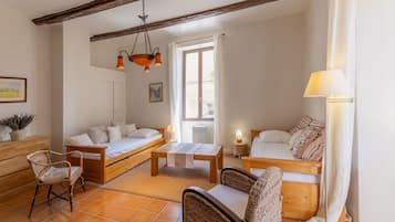 5 slaapkamers, een strijkplank/strijkijzer, gratis wifi, beddengoed