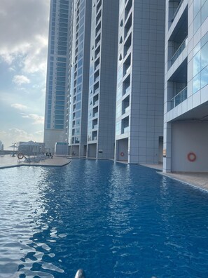 Pool - Epic Sea Views Apartment and Cozy Luxury Stay (Ajman)