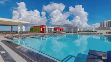 Una piscina riscaldata