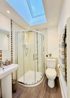 Shower, hair dryer