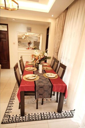 Dining - CKsuites muyenga spacious apartment fully equipped with all amenities in Kampala (Kampala)