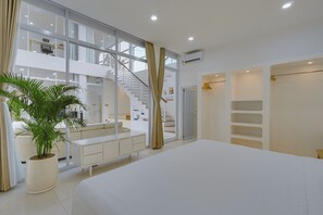 빌라, 발코니, 수영장 전망 | 3 개의 침실, 객실 내 금고, 무료 WiFi, 침대 시트