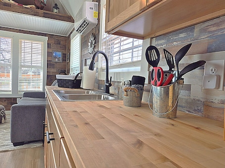 Interior. Redbud Roost Tiny Home