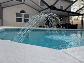 A heated pool - Family-Friendly 4BR Oasis • Private Heated Pool & Game Room (Spring Hill)