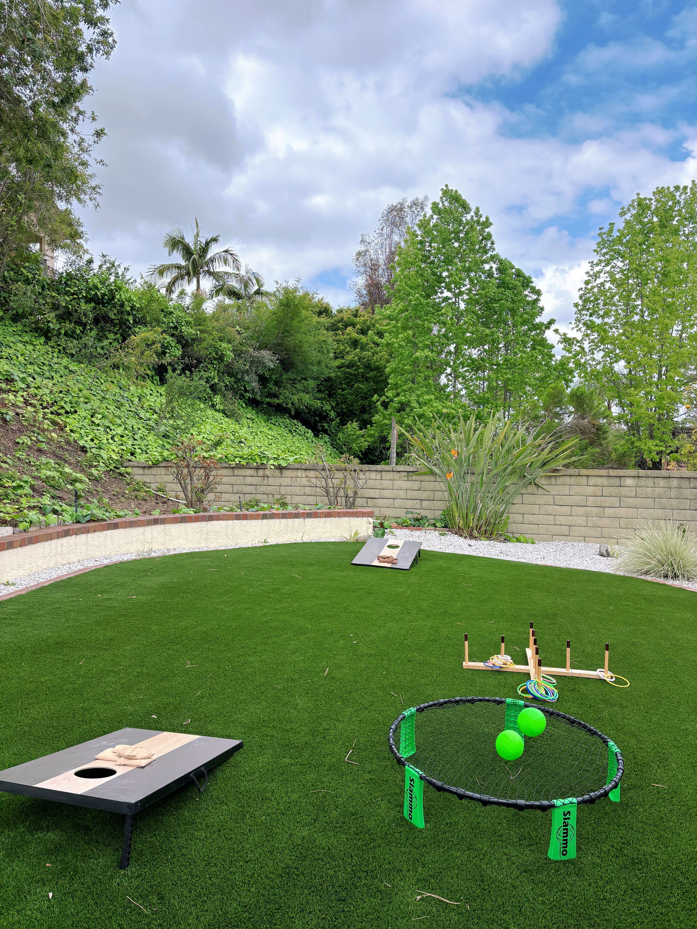 We’ve added cornhole as the newest addition to our yard games.