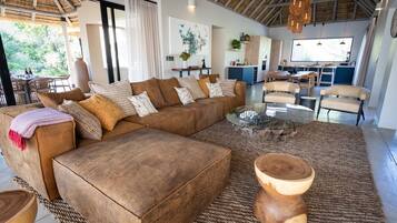 Télévision, cheminée