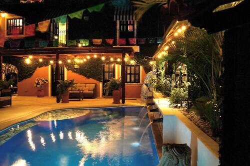 Beautiful hacienda style 9-bedroom house with pool + rooftop in Puerto Vallarta