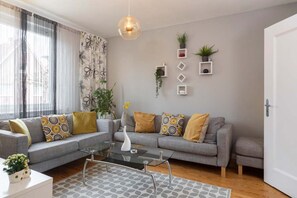 Fernseher, Kamin, DVD-Player