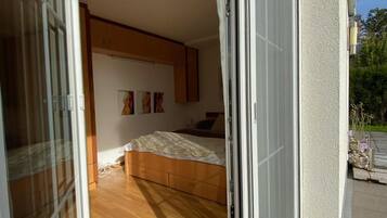 1 Schlafzimmer, Bügeleisen/Bügelbrett, kostenloses WLAN, Bettwäsche