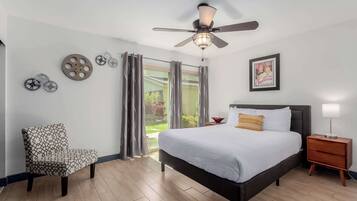 2 bedrooms, iron/ironing board, travel crib, WiFi