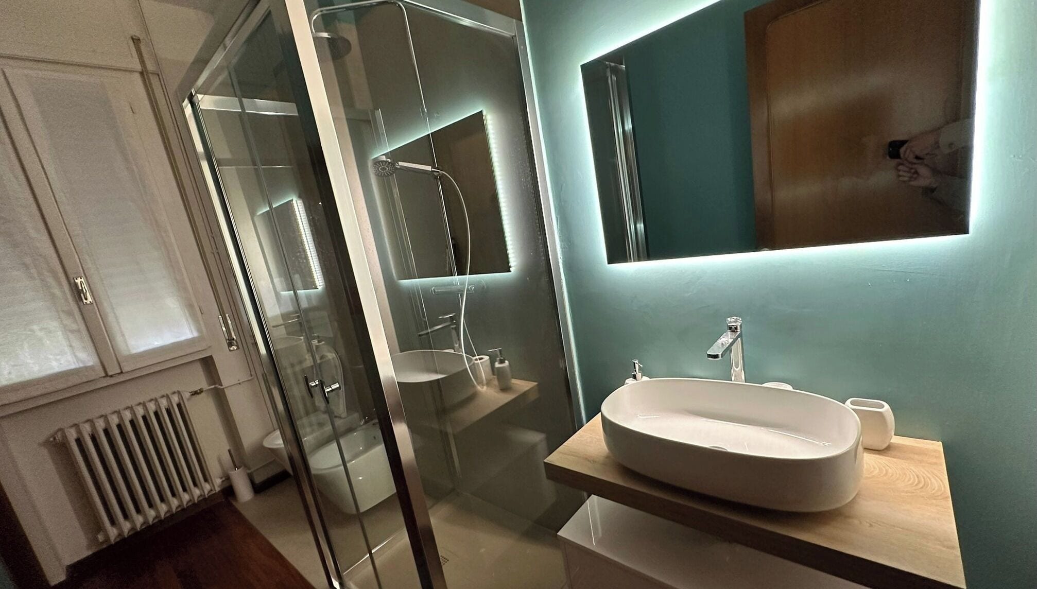 Triple Room, Garden View | Bathroom | Hair dryer, towels, soap, shampoo