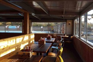 Cabin | Dining - Coastal Lodge Retreat, Child & Pet Friendly (Bembridge)