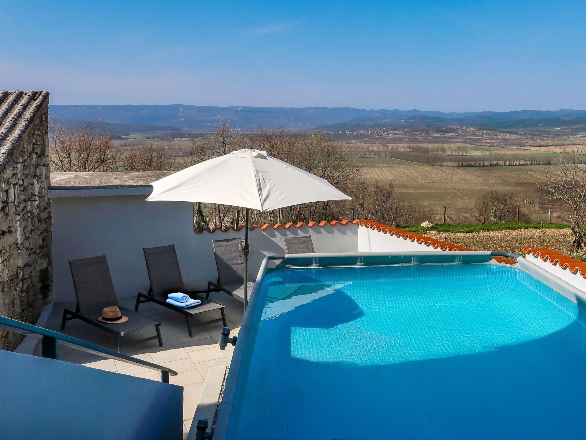 Blue, Swimming Pool, Roof, Composite Material, Eco Hotel, Outdoor Furniture, Estate, Resort, Villa, Sunlounger