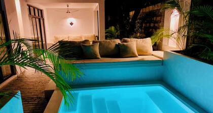 Palm Cottage - A tranquil haven for two, self contained villa with private pool.