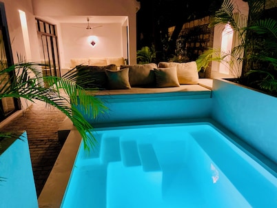Palm Cottage - A tranquil haven for two, self contained villa with private pool.