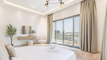 4 chambres, coffres-forts dans les chambres, fer et planche Ă repasser