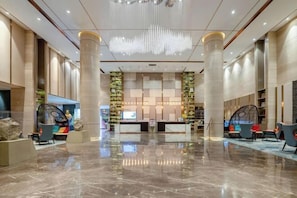 Lobby lounge - Echarm Plus Hotel Taiyuan Wanda Plaza Railway Station Store (Taiyuan)